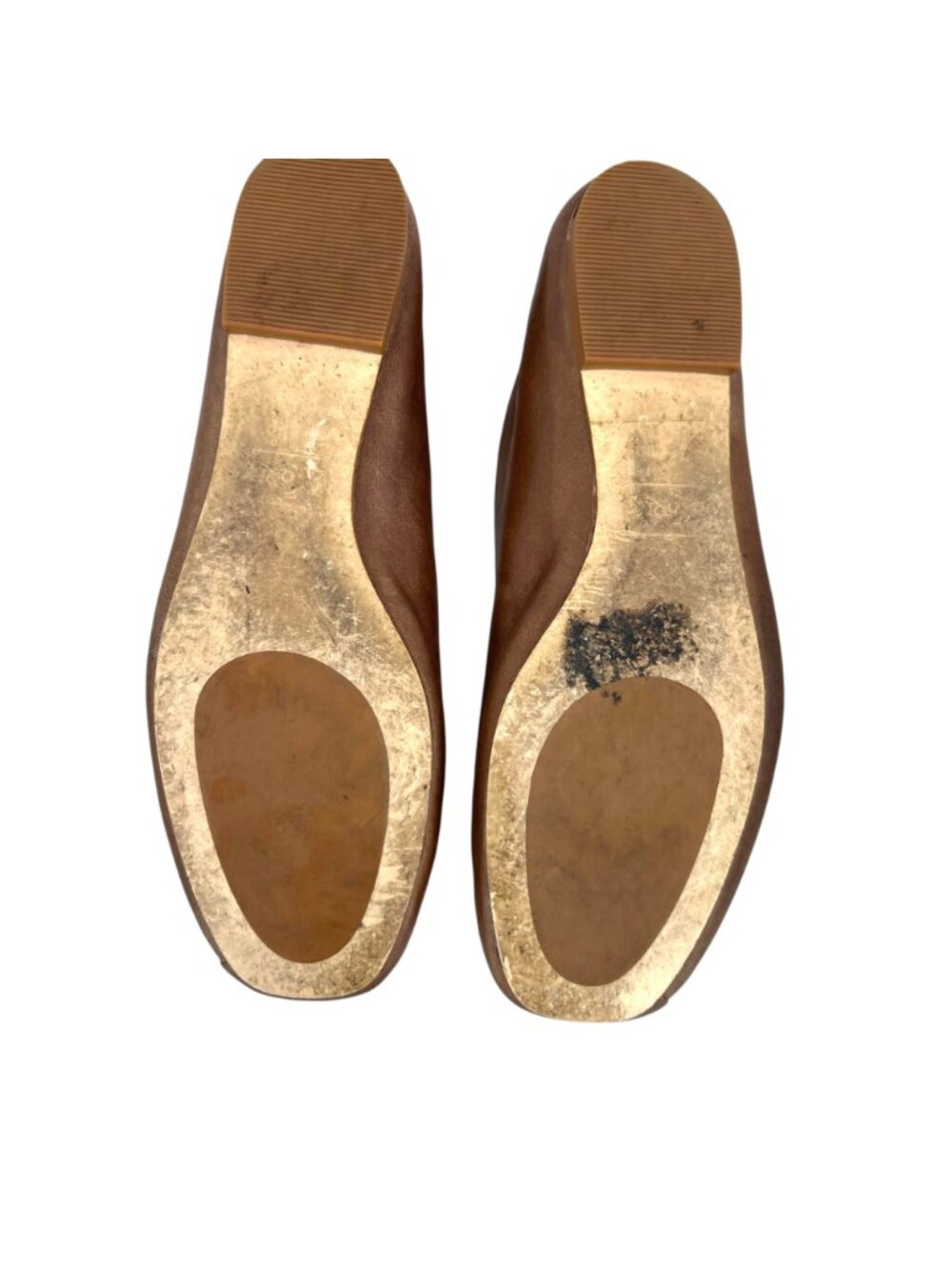 Korks Padilla Leather Comfort Flats Square Toe Slip On Tan Brown Boho Size 7.5 - Picture 7 of 12